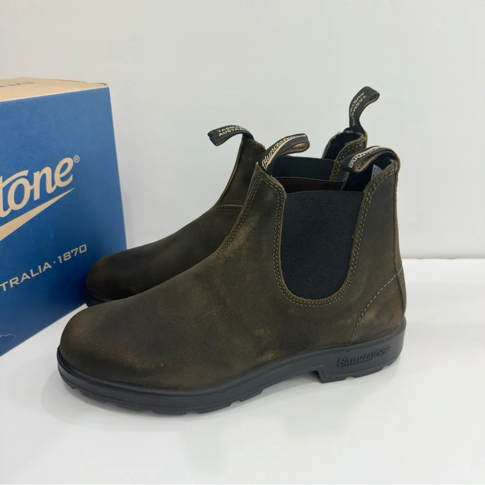 Blundstone 1615 Men’s Suede Leather Chelsea Ankle Boots
